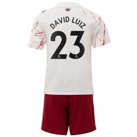 Maillot de Foot Arsenal David Luiz 23 Extérieur 2020-21 - Enfant